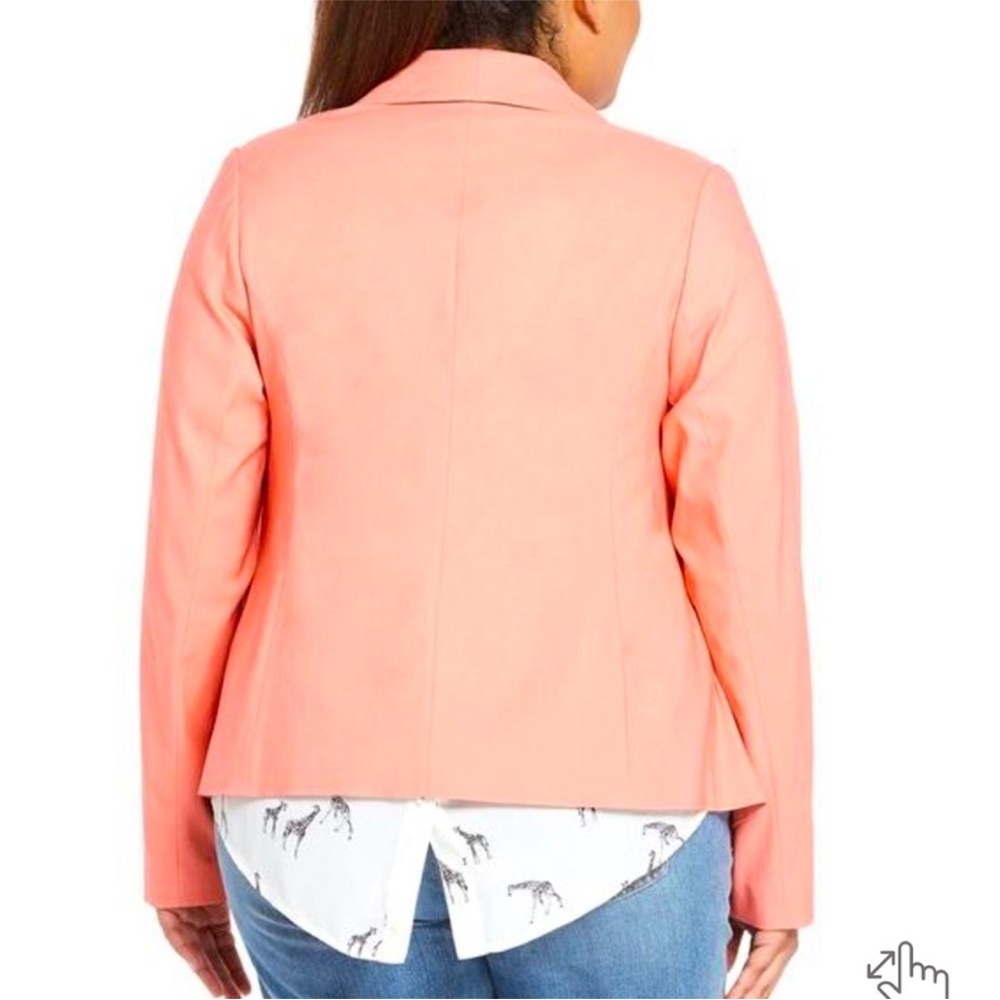Torrid size 28 Coral Women's Blazer with pockets - Picture 5 of 6